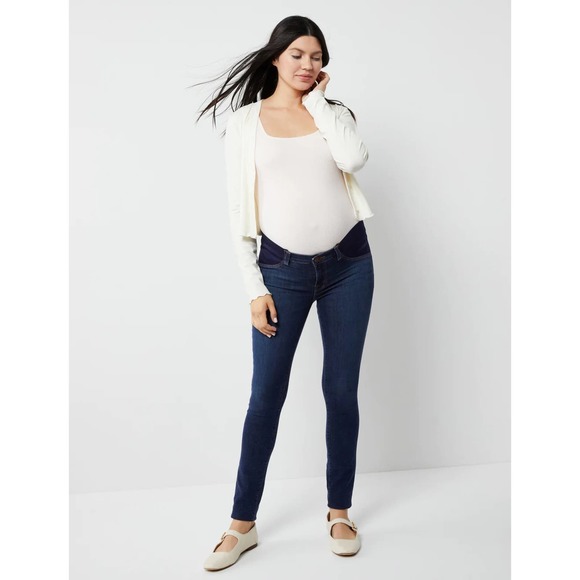 J Brand Mama J Super Skinny Maternity Jeans - /Navy - 29M - Picture 1 of 8